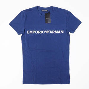  new goods regular goods EMPORIO ARMANI Emporio Armani brand Eagle Logo T-shirt navy M