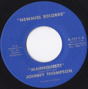 * 60's Chicago Deep Soul 45 * Johnny Thompson *