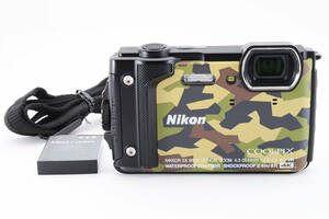 ★美品★完動品★ Nikon COOLPIX W300 コンパクトデジタルカメラ 迷彩色 #K2566