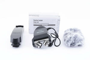 ★新品級★完動品★ TASCAM TM-2X デジタル一眼レフ用X-Yステレオマイク 　　 #K2601