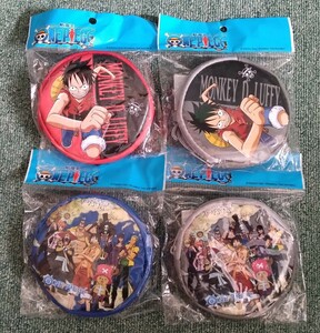 ONE PIECE ワンピース ひも付き 丸型ポーチ 4種セット 未使用品 