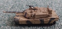 TAKARA タカラ 海洋堂 1/144 ワールドタンク ミュージアム WTM 第6弾 アメリカ陸軍 M1A2 エイブラムス アレグレッサー マイクロアーマー_画像3