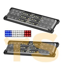 マーカー トラック SE001 LED ライト マーカー サイド マーカー ブルー/ホワイト/レッド/ストロボ 警告灯 12V/24V 72W グリル_画像1