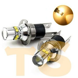  foglamp Short LED light CREE-H3C 2 piece /1 set projector lens H3C H3D yellow 3000K CREE made 