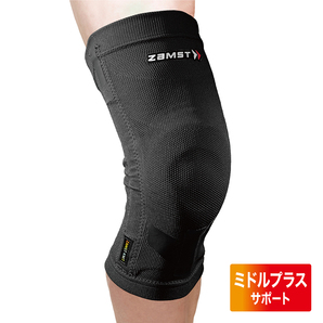 ★ZAMST /ザムスト★新品 ひざ用サポーター ZK-MOTION(モーション) 万能ニットモデル (左右兼用) M ブラック  kneesup の画像1