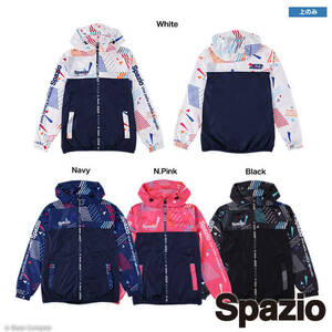 ★スパッツィオ/spazio★新品　S　 コンポジジップパーカー　ホワイト