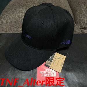 ノースフェイスオルター限定 【ALTERNATIVE Trekker Cap オルタナティブトレッカーキャップ】ブラック 直営店限定 altar ニューエラ 新品