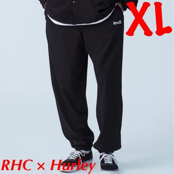 RHC × Hurley Phantom Nylon Pants【XL】RHC × ハーレー ファントムナイロンパンツ【ブラック】ロンハーマン RHC別注 コラボ【新品】