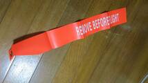 ★☆米軍放出品 実物 航空機用RBF (REMOVE BEFORE FLIGHT)フラッグC-160☆★_画像1