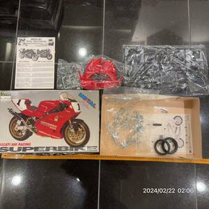 1000円〜　未組立 PROTAR プロター　1/9 DUCATI ドゥカティ　888 METAL メタル　スーパーバイク　イタリア製　プラモデル 