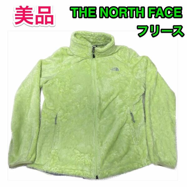 【美品】THE NORTH FACE ☆ノースフェイス フリースジャケット☆レディース M (US) 日本だとL〜XL☆パタゴニアR2とR3の間位の暖かさ