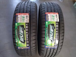 送料無料！2本のみ【GOODYEAR】2019年EAGLE RV-F☆未使用品☆215/65R15☆新古ミニバン用2本//タイヤ＆ホイール招きモアイ　長野大橋店