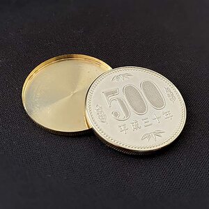 【数量限定】マジック コイン ５００円コインのエキスパンテッドシェル 近景マジック道具 ５００円コイン・レプリカシェル Yen/ 