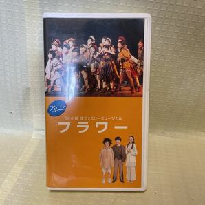 VHSビデオ　山崎育三郎出演「フラワー」アルゴミュージカル　全て再生確認済み　未DVD化 NHK ikusaburou yamazaki アルゴ公演　希少品