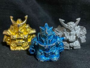 ダイキャスト　ガン消し　ナイトガンダム 武者zz 将ガンダム 現状品　騎士ガンダム SD戦国伝　ガン鉄　ガシャポン　限定版