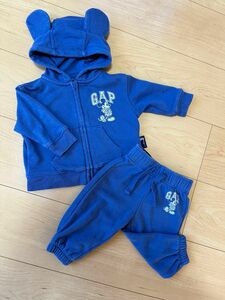 GAP ディズニー ミッキー セットアップ 上下セット 60