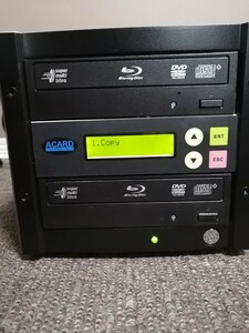 ブルーレイ・DVD・CDデュプリケーター 1対1 動作確認済み ブルーレイコピー機 DVDコピー機