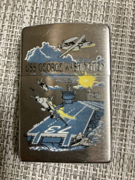 【ZIPPO】ジッポー USS GEORGE WASHINGTON オイル ライター ジョージワシントン アメリカ海軍 航空母艦