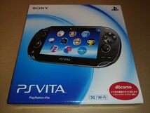 新品　PS vita 3G/Wi-Fiモデル クリスタル・ブラック PCH-1100_画像1