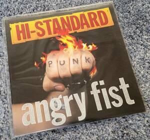 希少LP 傑作 US盤☆美品☆HI-STANDARD ハイ・スタンダード　Angry Fist　FAT 555-1☆1997年 アナログ盤レコード 保護ビニールカバー付き☆