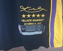 コービーブライアント　ジャージ　NBA LAKERS BLACK MAMBA _画像3