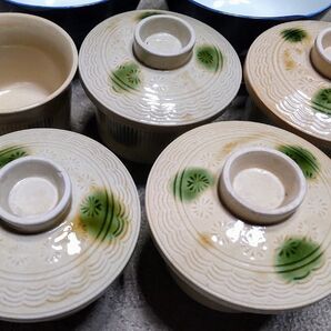 茶碗蒸し椀 5個 昭和レトロ