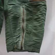 SALE///// 50-60年代 米軍実物 USAF CWU-1P フライトスーツ つなぎ 空軍 ヴィンテージ CONMERジップ オリーブ (S-S) M1408_画像7