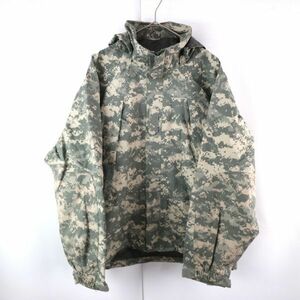 SALE///// 米軍実物 U.S MILITARY GORE TEX EXTREME COLD/WET WEATHER JACKET 撥水加工 ECWCS デジタルカモフラージュ （S-R） J8942