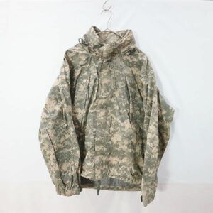 SALE///// 米軍実物 US.MILITARY GORE-TEXパーカー ミリタリー キャンプ 釣り 防寒 アウター デジタルカモ カモ柄 (S-S) M1010