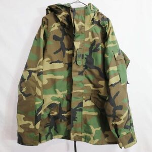 SALE///// 00年代 米軍実物 US.MIRITARY ゴアテックスパーカー ジャケット ミリタリー ナイロン 軍物 防水 ウッドランド柄 (M-R) L5218