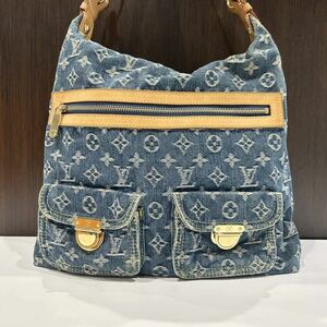 【新品同様】LOUIS VUITTON ルイヴィトン モノグラムデニム バギー GM ショルダーバッグ M95048