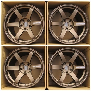 ◆【ラスト1台分】VORK RACING RAYS TE37 SAGA S-plus 17-9.5J +22 5H-114.3 BR 4本 ブロンズ ◆ ボルクレーシング　レイズ GTR-R32 