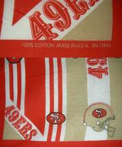 サンフランシスコ 49ERS 90s VINTAGE デッドストック ヴィンテージ バンダナ NFL_画像3