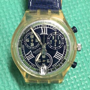 Текущий движения Swatch Chrono Quartz Аналоговый хронограф использовал Swatch Watch Vintage Vintage