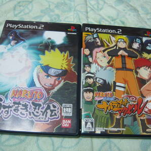 ★PS2ソフト　起動確認済　NARUTO うずまき忍伝、疾風伝　ナルティメットアクセル★