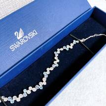 スワロフスキー　ブレスレット　ブルークリスタルSwarovski Fidelity Blue Bracelet 人気　シルバー_画像3