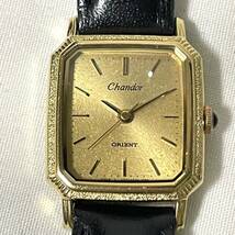 ORIENT オリエント Chandor シャンドール GPA30 A05483-40 B2 腕時計 スクエア クォーツ (r693)_画像1