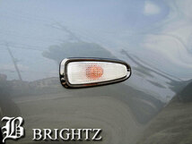 eKワゴン B11W ブラック メッキ サイド マーカー リング ターン ライト ランプ ガーニッシュ SID－RIN－009_画像5