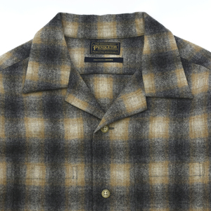 美品 ペンドルトン オンブレ 開襟 ウールシャツ アーバンリサーチ別注 size.L オープンカラー シャドーチェック PENDLETON 即完売