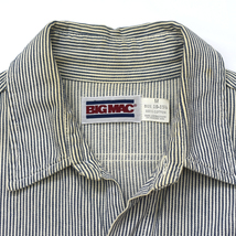 90s usa vintage BIGMAC ビッグマック ヒッコリー ワークシャツ 白ボタン JCペニー size.M ビンテージ アメリカ製 _画像3