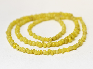 *. hoe . tonbodama *ANTIQUE semi clear light yellow color. don't fit . small bead beads one ream 2 dragonfly sphere .. sphere [2402][ free shipping ][EB22008-2]