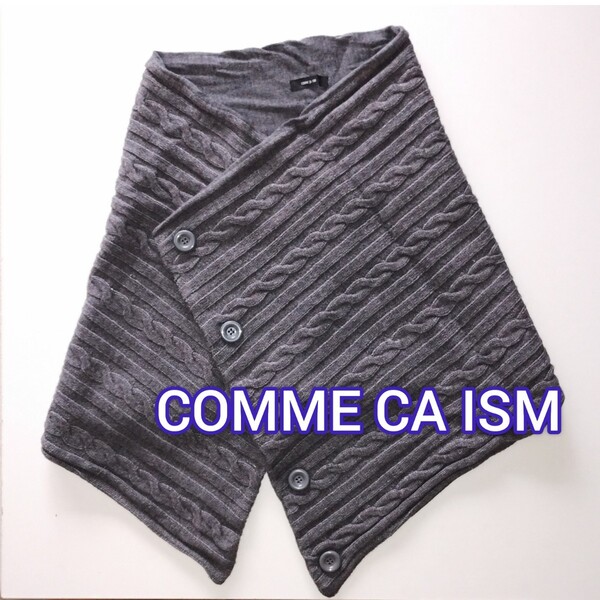 ★COMME CA ISM / コムサイズム ショール ポンチョ ストール マフラー