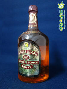 【新古品】M▽未開封 古酒 洋酒 CHIVAS REGAL 1801 シーバス リーガル 12年 BLENDED SCOTCH WHISKY スコッチ ウイスキー 1970年代 (37478)