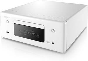 Denon RCD-N10-W　ホワイト　AirPlay 2対応オールインワン・ネットワークコンポ　１年保証付　程度極上　送料無料