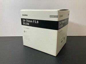 ジャンク品　シグマ SIGMA レンズ 24-70mm F2.8 DG DN for Sony E-mount