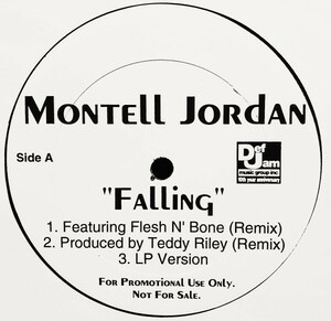 正規PROMO盤 - Teddy Riley Remix 収録！- Montell Jordan Falling