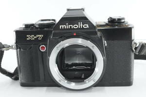 ★訳あり品★ ミノルタ MINOLTA X-7 ブラックボディ ★シャッター切れる ＃9872