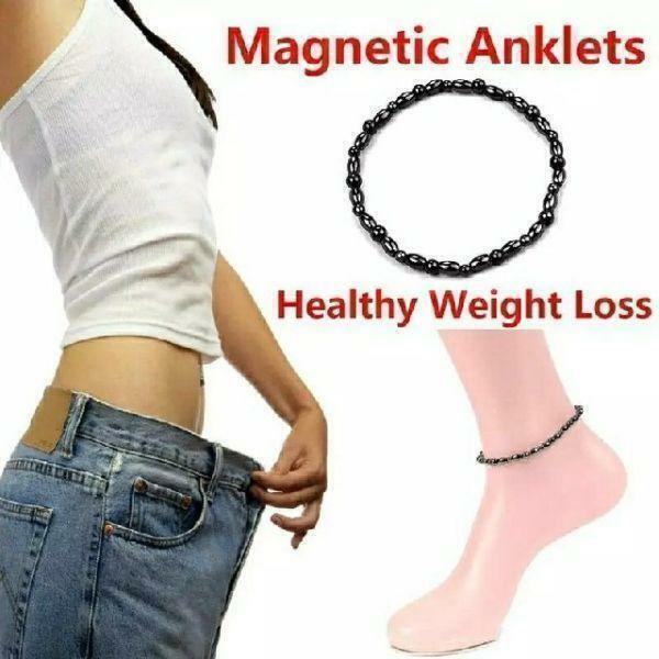 【Promotes Circulation & Weight Loss】 Magnetic Anklets - Value 2-Pack! Reduce Swelling & Sagging Shipped from Japan