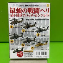 童友社 1/144 現用機コレクション 第8弾 最強の戦闘ヘリAH-64D アパッチ・ロングボウ ■ 陸上自衛隊 74502号機 【定形外送料220】_画像6