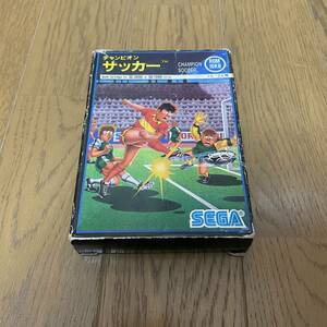  Sega SC-3000 SG-1000 soft Champion soccer box instructions attaching SEGA CHAMPION SOCCER anonymity delivery 